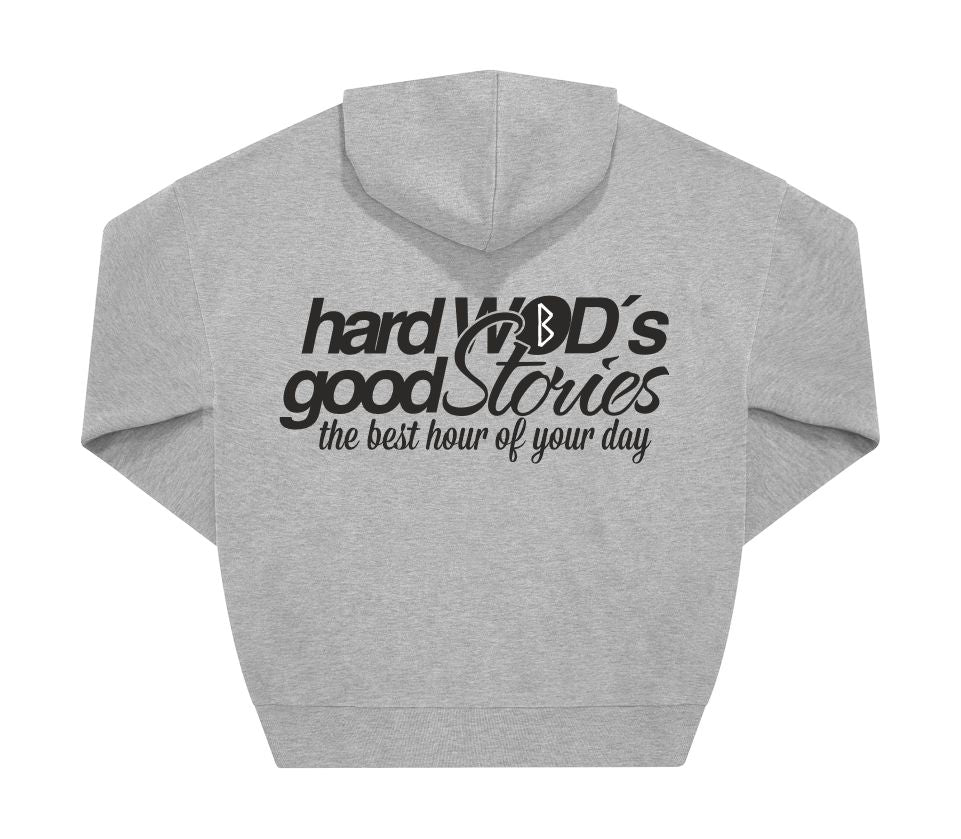 Sudadera “Hard WOD’s, Good Stories” – Berkana Edition
