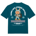 Camiseta "Came Late. Stayed Anyway" Oversize Tee