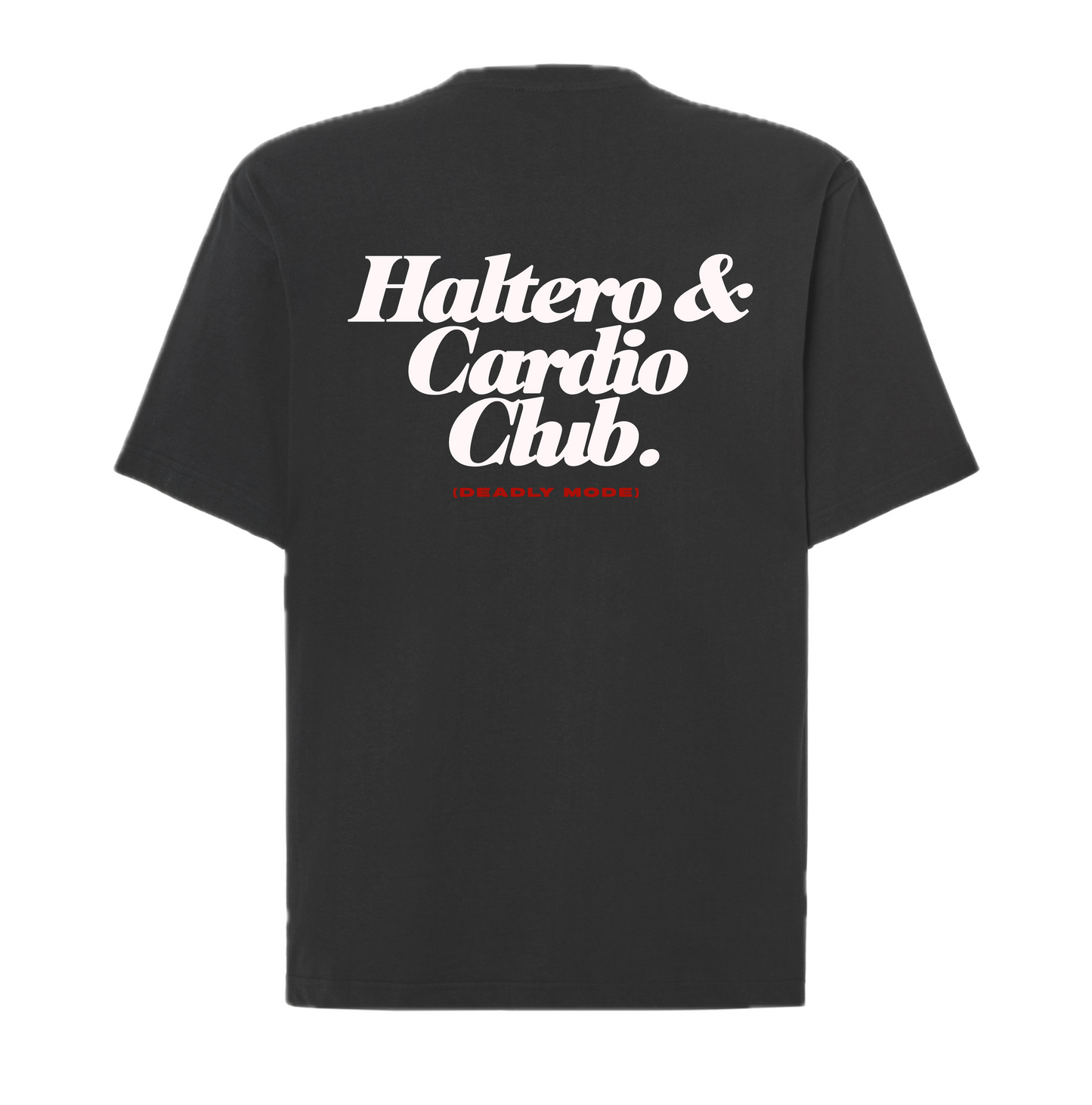 Camiseta classic Haltero & Cardio Club - Oversize