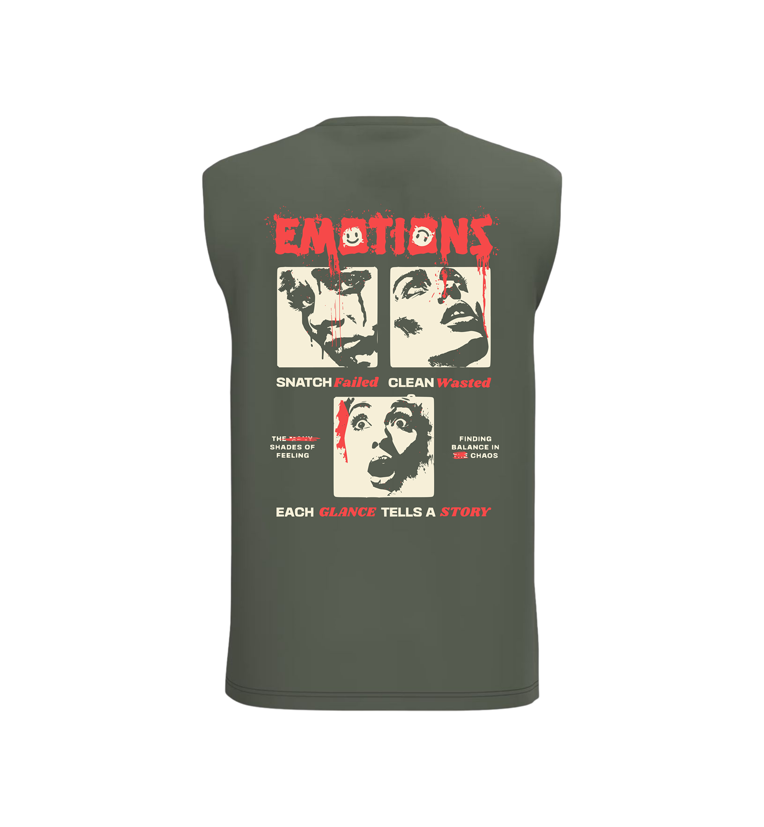 Acid emotions - Camiseta sin mangas