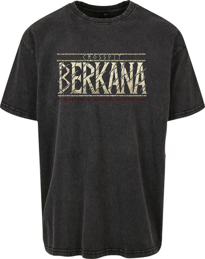 Camiseta Oversize CrossFit BERKANA – Acid Wash Edición 25