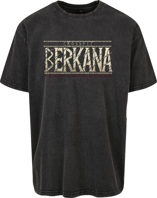 Camiseta Oversize CrossFit BERKANA – Acid Wash Edición 25