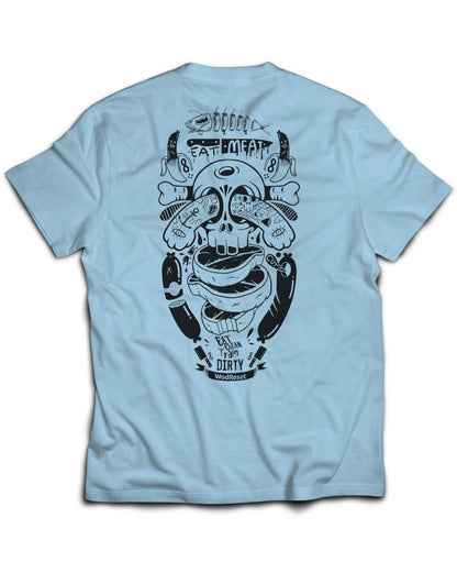 Camiseta Eat Meat Lift Heavy - Algodón Premium CrossFit Fitness