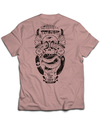 Camiseta Eat Meat Lift Heavy - Algodón Premium CrossFit Fitness