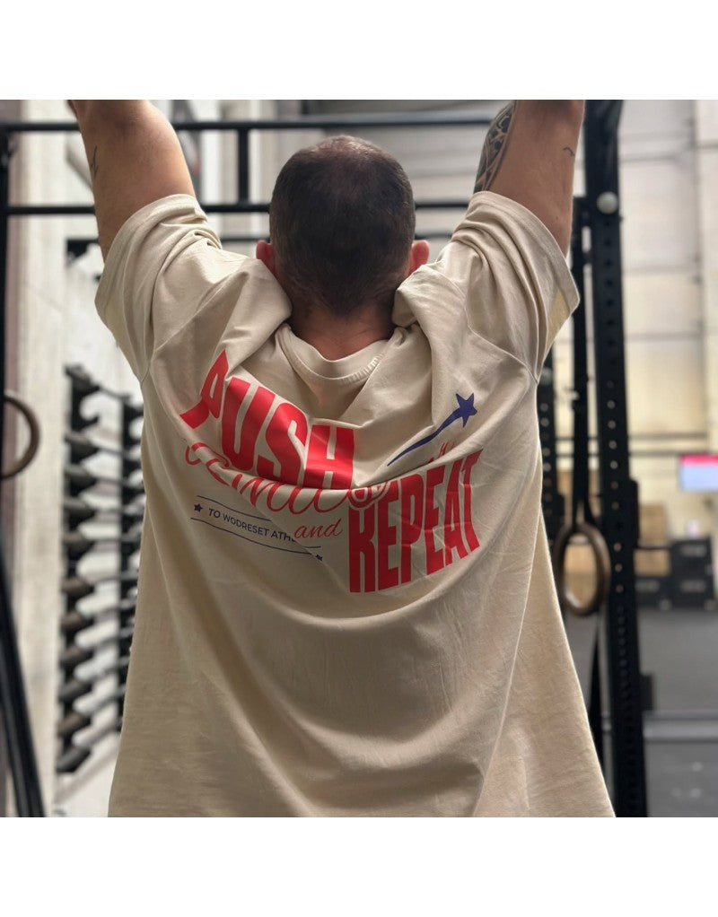 Camiseta push your limits and repeat