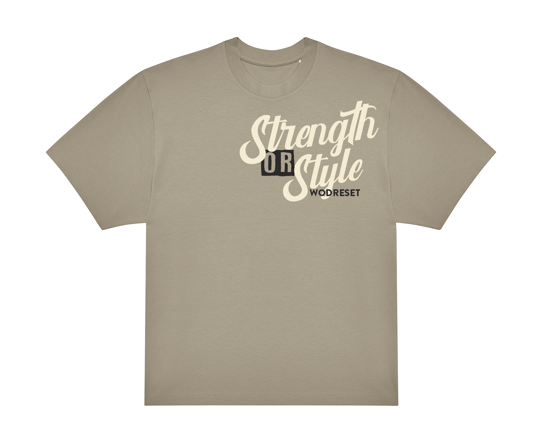 Camiseta Strength or style - Oversize Tee