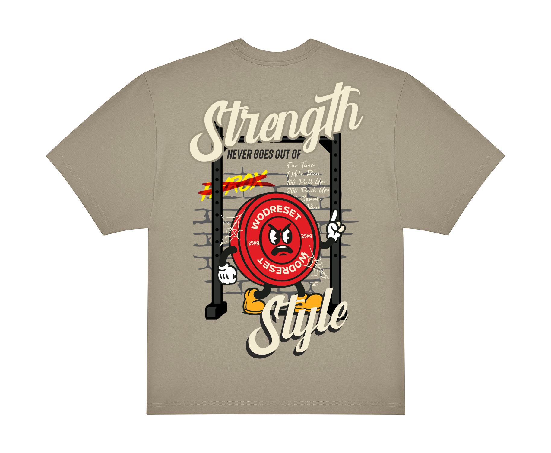 Camiseta Strength or style - Oversize Tee