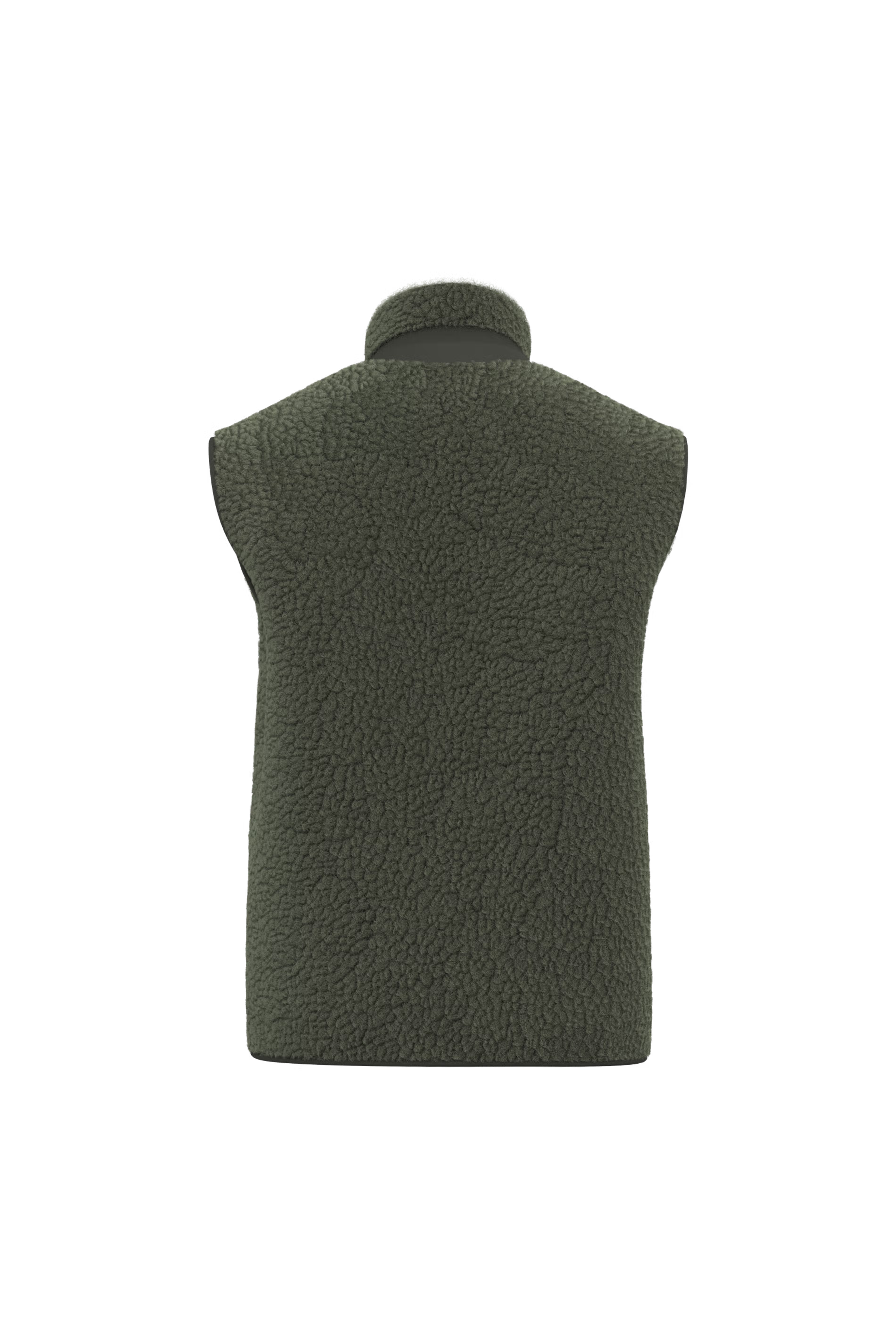 Chaleco ecorresponsable de sherpa unisex