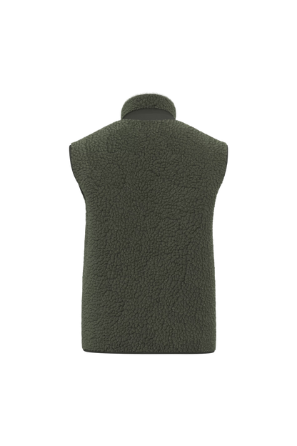 Chaleco ecorresponsable de sherpa unisex