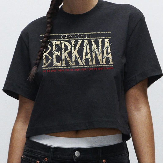 Crop Top CrossFit BERKANA – Edición 25 | Corte Boxy