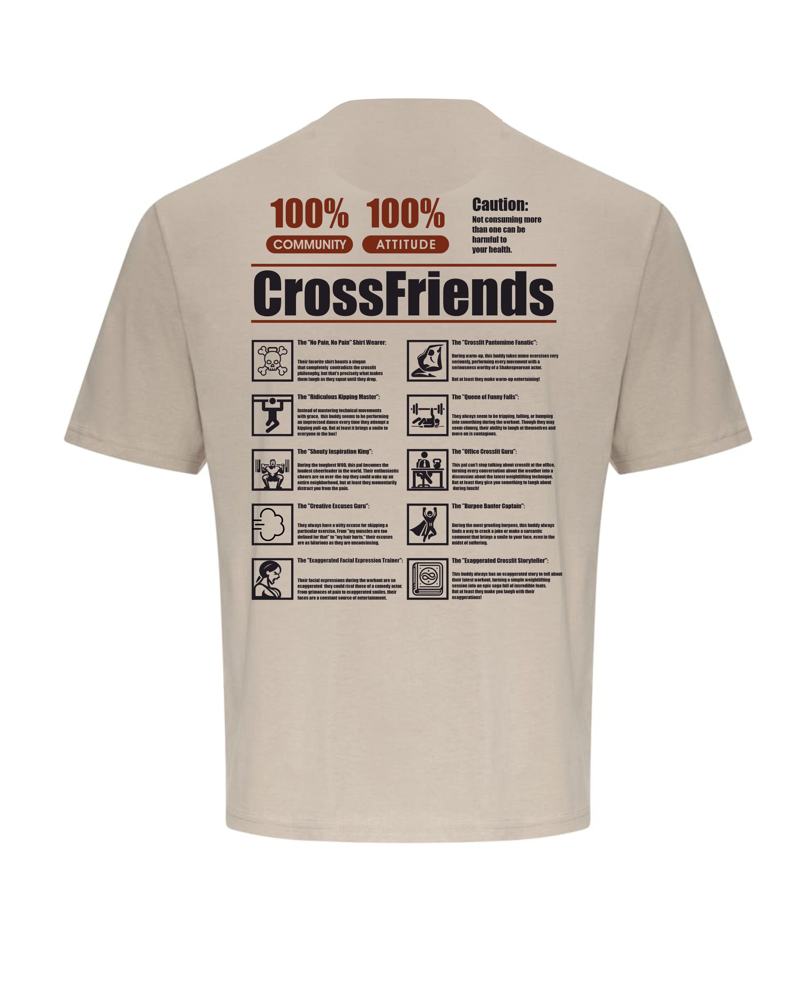 Camiseta CrossFriends Oversize Tee