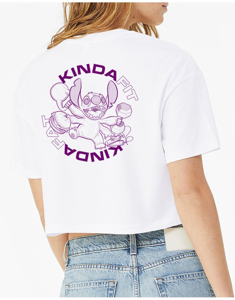 Camiseta crop mujer Kinda Fit.