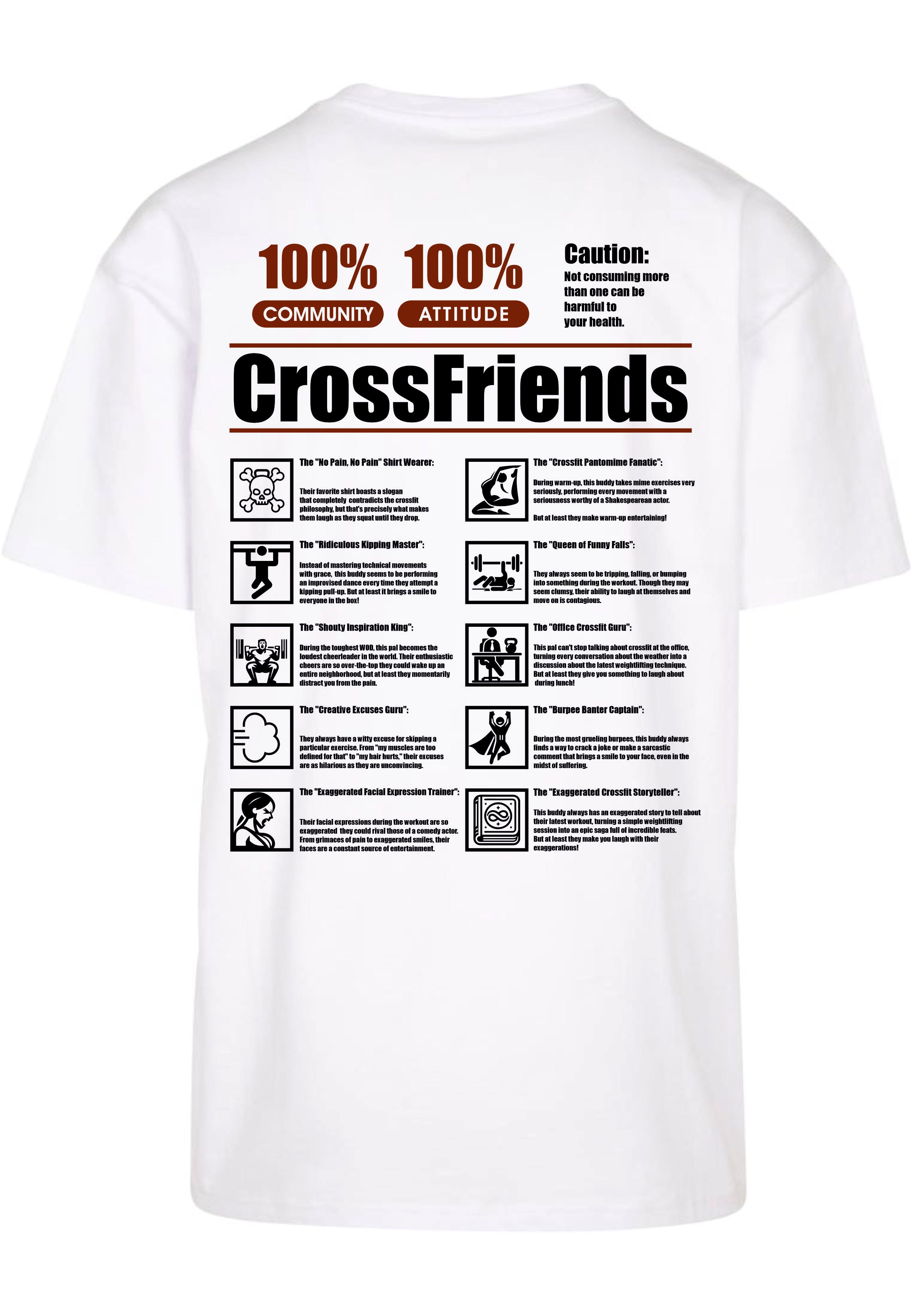 Camiseta CrossFriends Oversize Tee