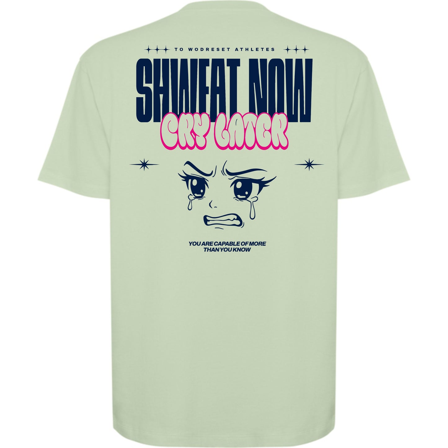 Camiseta Sweat Now Cry Later Fitness Gym